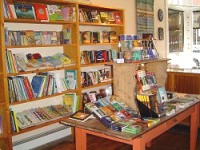 Books and special toys for children at Greene's Books & Beans, 140 Bank Street, New London